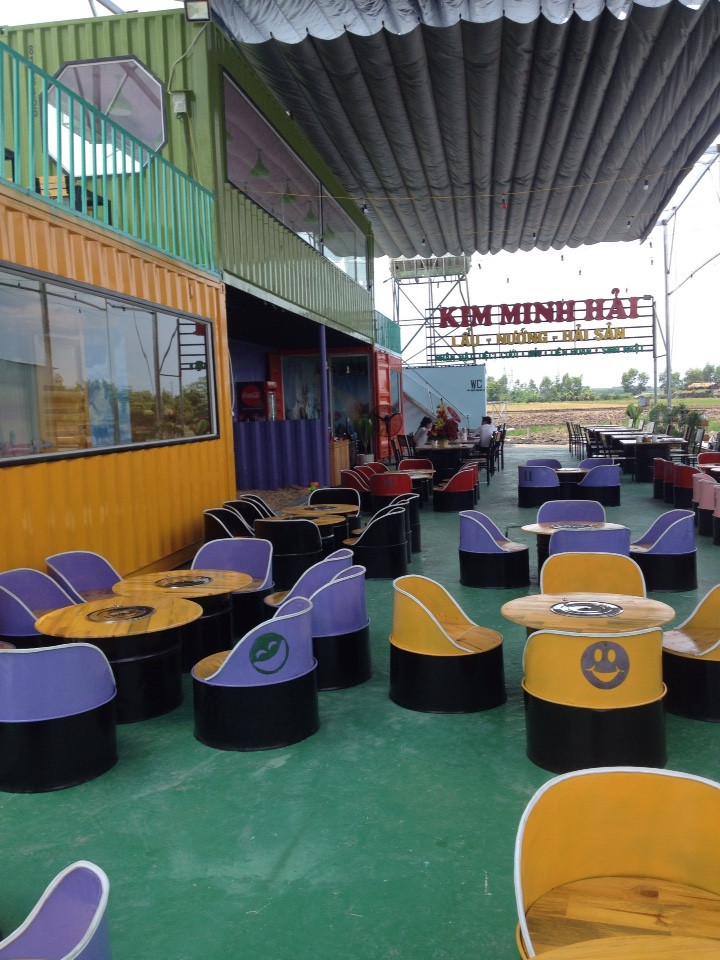 Dự án Container cafe lắp đặt ở Long Thành Đồng nai